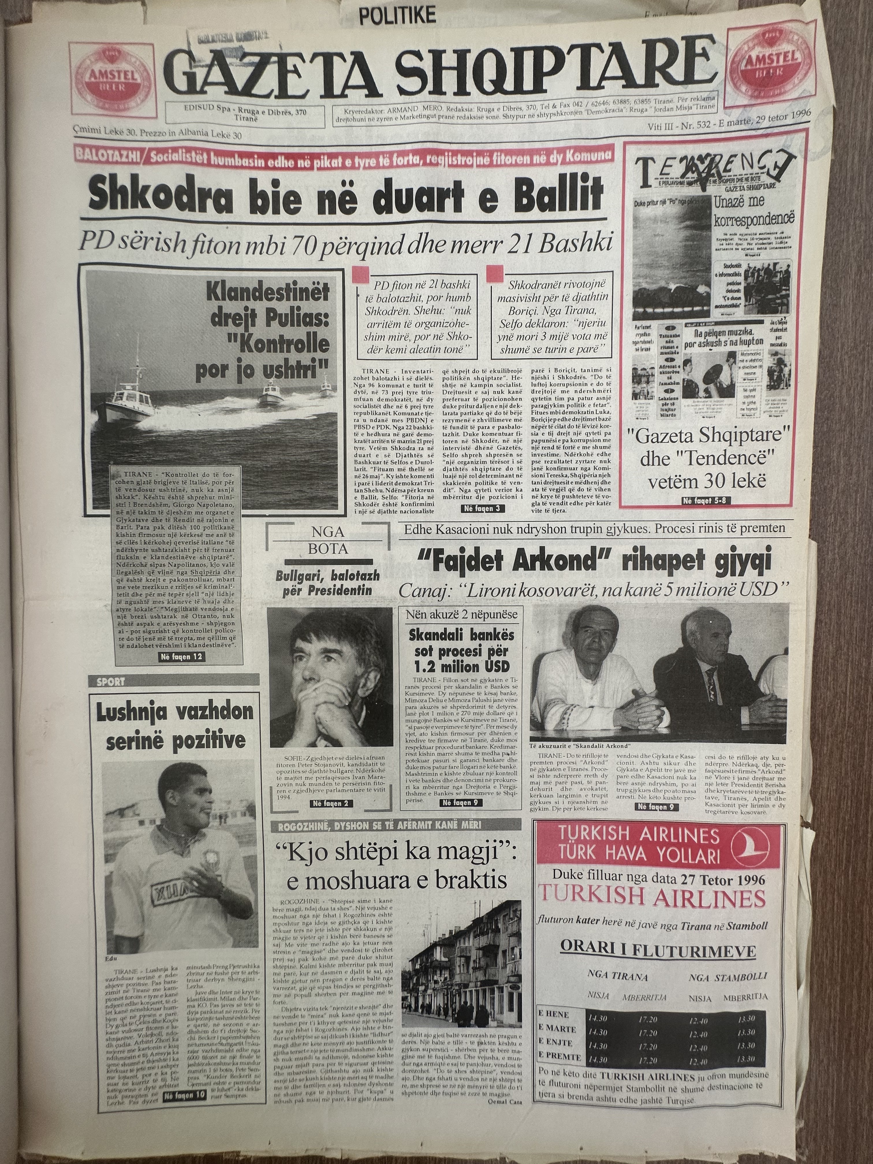 Gazeta Shqiptare 1996-10-29